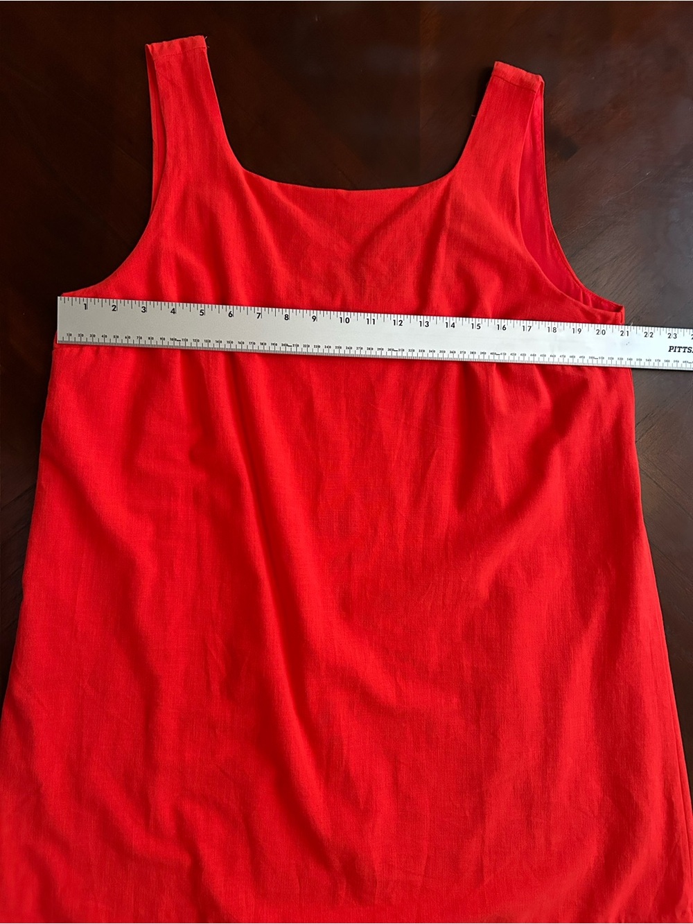 kate spade Bright Orange Scalloped Hem Mini Dress size L - Picture 5 of 9